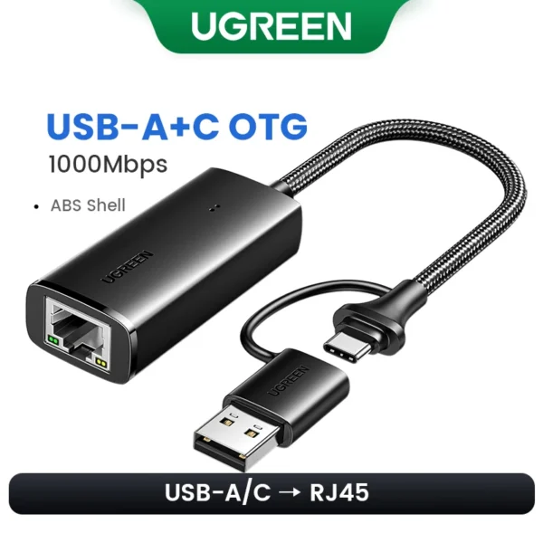 UGREEN Adattatore USB Ethernet 1000/100 Mbps - immagine 15