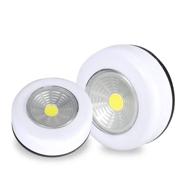 COB LED Under Cabinet Light With Adhesive Sticker Wireless Wall Lamp Wardrobe Cupboard Drawer Closet Bedroom Kitchen Night Light - immagine 6