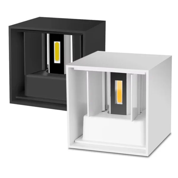 Lampada/Applique LED da Esterno IP65 – Lampada da Parete in Alluminio per Balcone, Giardino, Ingresso o Interni - immagine 4