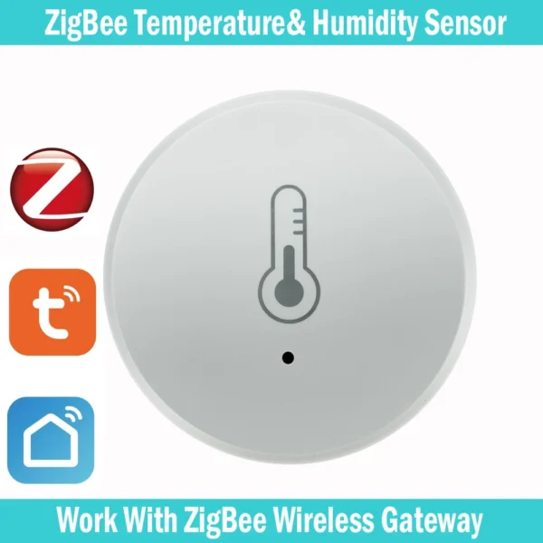 Sensore di Temperatura e Umidità Tuya Zigbee – Termoigrometro Smart con Controllo Vocale, Monitoraggio in Tempo Reale, Compatibile con Alexa e Google Home - immagine 8