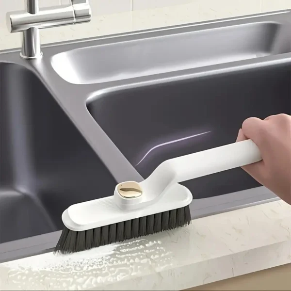 Brush Rotante per Fessure del Bagno – Spazzola Multifunzione per Pulizia Fughe Pavimenti e Piastrelle, Setole Resistenti, Accessori per Pulizia Angoli e Fessure - immagine 5