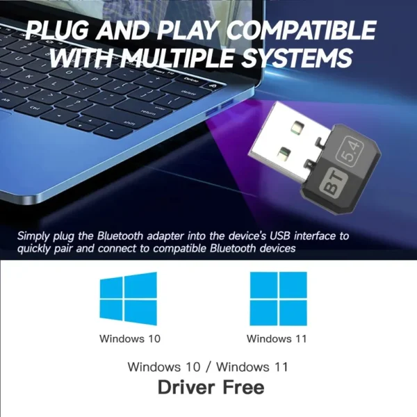 Adattatore USB Bluetooth 5.4 - immagine 4