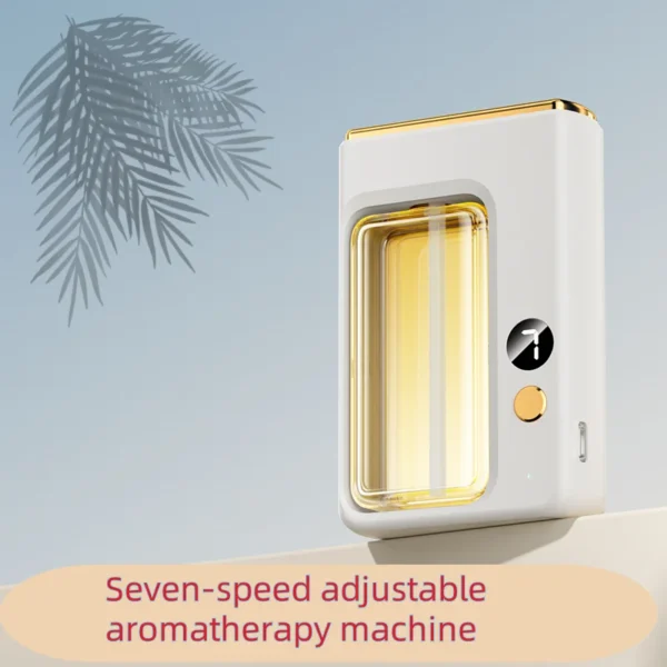 Atomizzatore di Fragranza Aromaterapia con Display Digitale, 7 Velocità Regolabili, Macchina per Aromaterapia Perfetta per Shangri-La e Hilton, Profumo per Ambienti e Relax - immagine 2