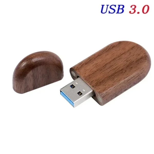 USB 3.0 Wedding Gift Pendrive – Flash Drive Personalizzato con Logo, Scatola in Legno Elegante – 8GB, 16GB, 32GB, 64GB Memory Stick U Disk con Campione Gratuito - immagine 15