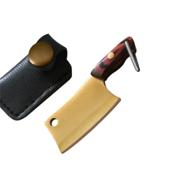 Coltellino Mini da Cucina Portachiavi – Apribottiglie, Tagliacarte, Lama Fissa EDC Tascabile, Portatile e Decorativo per Donna e Uomo - immagine 11