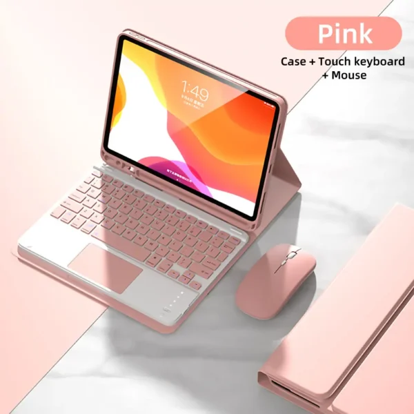 Custodia con Tastiera per iPad – Cover con Tastiera Staccabile e Supporto Magnetico - immagine 13