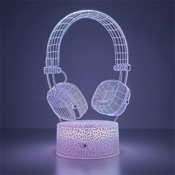 Lampada LED 3D da Gaming – Luce Notturna - immagine 8