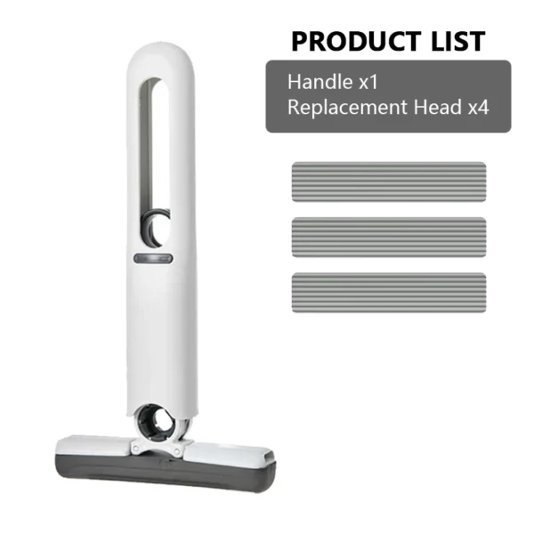Mini Mop Auto-Squeezante, Mop Pieghevole Super Assorbente per Pulizia Casa, Strumento per Bagno, Cucina e Scrivania, Senza Necessità di Lavaggio a Mano, Mop Potente per Facile Pulizia - immagine 11