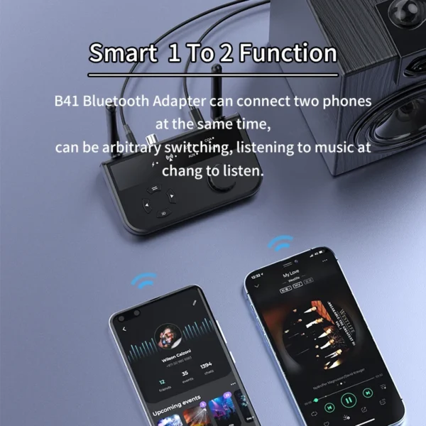 Ricevitore Audio Bluetooth 5.3 3D Stereo - immagine 4