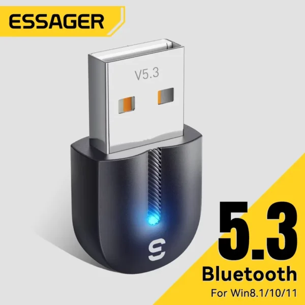 Essager Adattatore USB Bluetooth 5.3