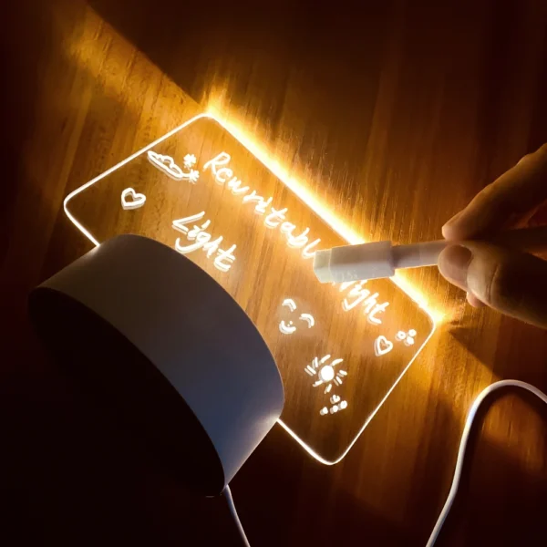 Lavagnetta Luminosa LED con Penna - immagine 5