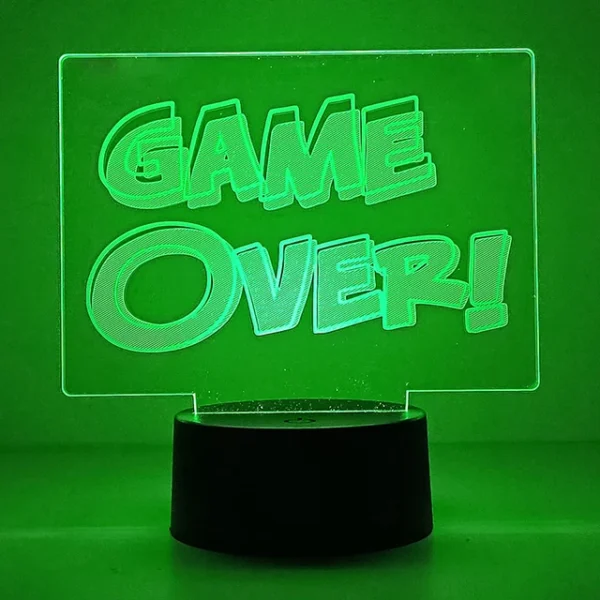 Lampada LED 3D da Gaming – Luce Notturna - immagine 18