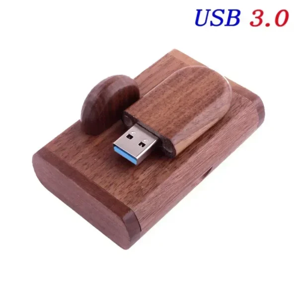 JASTER USB 3.0 Flash Drive con Scatola in Legno Personalizzata – Pendrive Ad Alta Velocità con Logo Personalizzato – 8GB, 16GB, 32GB, 64GB U Disk per Regali Aziendali e Personalizzati - immagine 16