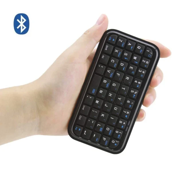 Mini Tastiera Bluetooth Ricaricabile Type-C – Tastiera Wireless Ultra Sottile 49 Tasti, Compatibile iOS, Android, Windows - immagine 7