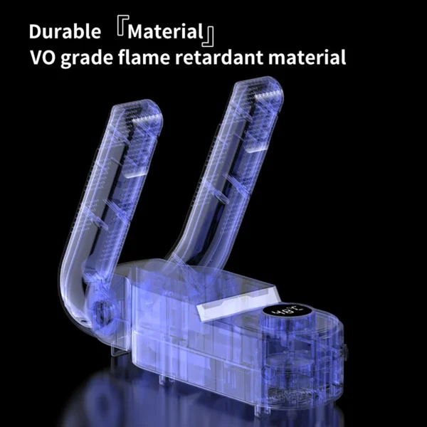 Asciuga Scarpe Elettrico Multifunzione con Luce UV – Scalda Scarpe e Stivali, Deodorante e Igienizzante, Asciugatura Rapida per Calzature e Calzini - immagine 4