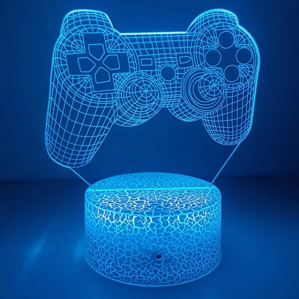 Lampada LED 3D da Gaming – Luce Notturna - immagine 31