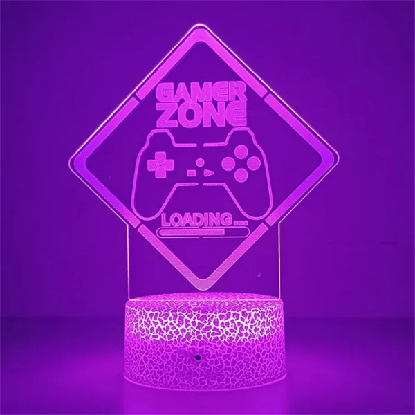Lampada LED 3D da Gaming – Luce Notturna - immagine 10