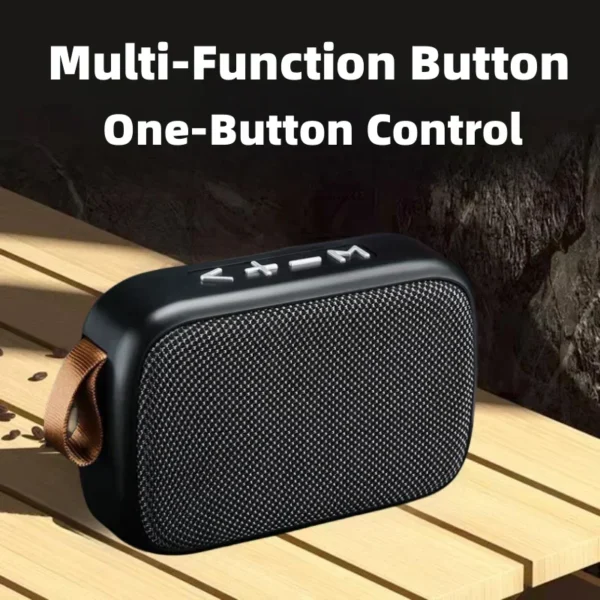 Speaker Bluetooth 5.0 Portatile –  Cassa Compatta con Rivestimento in Tessuto Oxford - immagine 2