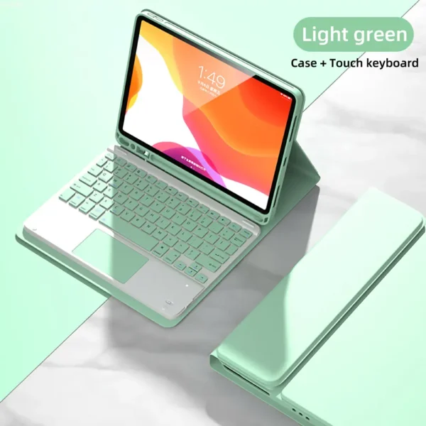 Custodia con Tastiera per iPad – Cover con Tastiera Staccabile e Supporto Magnetico - immagine 19
