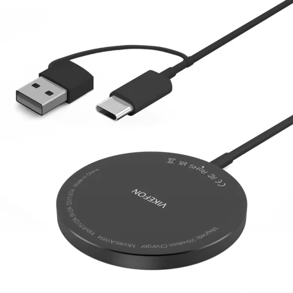 Caricatore Wireless Magnetico 100W USB + Type-C – Compatibile MagSafe – Base di Ricarica Rapida Universale - immagine 10