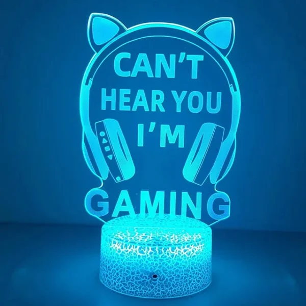 Lampada LED 3D da Gaming – Luce Notturna - immagine 28