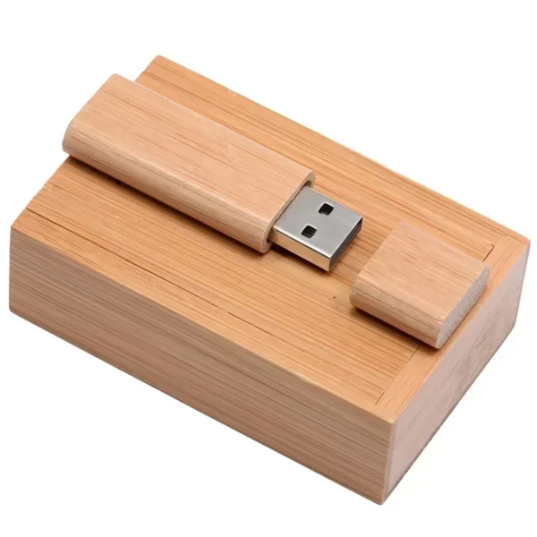 JASTER USB 2.0 in Legno di Bambù con Scatola – Chiavetta USB 16GB 32GB 64GB Personalizzabile con Logo – Regalo Matrimonio, Fotografia, Aziende - immagine 14