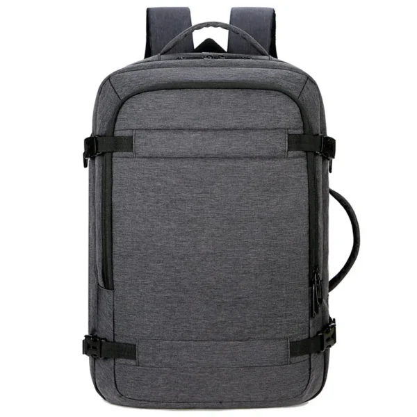 Zaino da Viaggio USB Espandibile da 40L - Borsa da Mano Approvata per Voli - Resistente all’Acqua e Durabile, Compatibile con Laptop fino a 17 Pollici, Zaino da Viaggio con Caricatore USB per Aereo - immagine 8