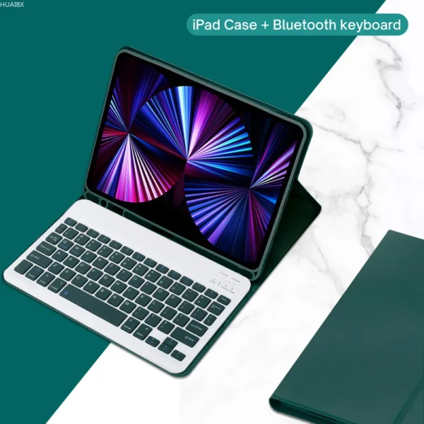 Custodia con Tastiera per iPad – Cover con Tastiera Staccabile e Supporto Magnetico - immagine 17