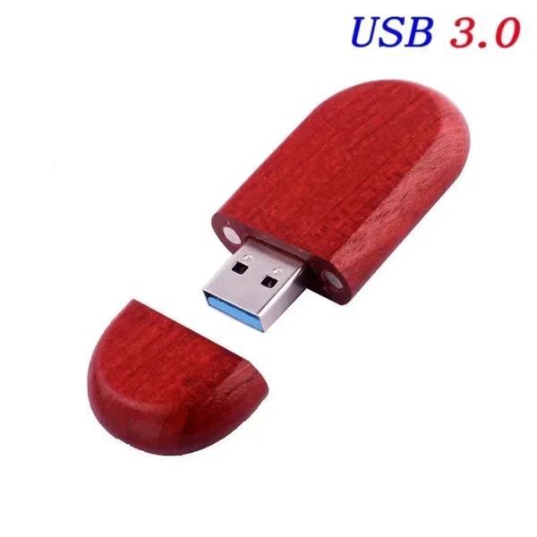 JASTER USB 3.0 Flash Drive con Scatola in Legno Personalizzata – Pendrive Ad Alta Velocità con Logo Personalizzato – 8GB, 16GB, 32GB, 64GB U Disk per Regali Aziendali e Personalizzati - immagine 12