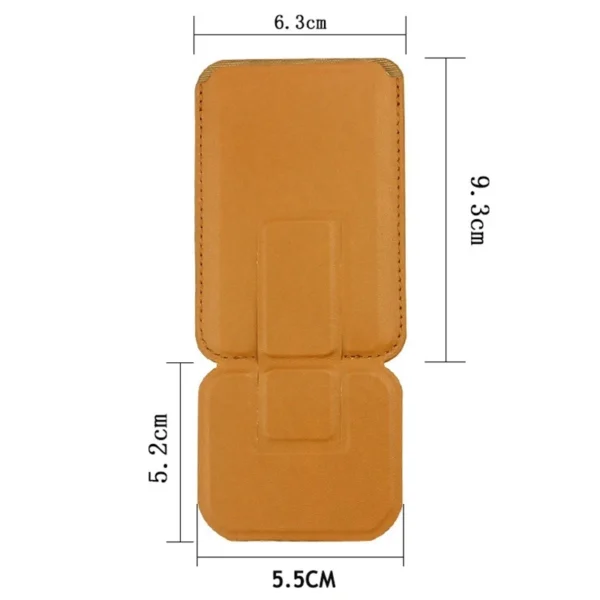 Custodia in Pelle con MagSafe con Supporto e Porta Carte per iPhone 13/12/14 Pro Max – Custodia in Pelle con MagSafe per iPhone, Supporto Magnetico, Design Elegante e Funzionale - immagine 6