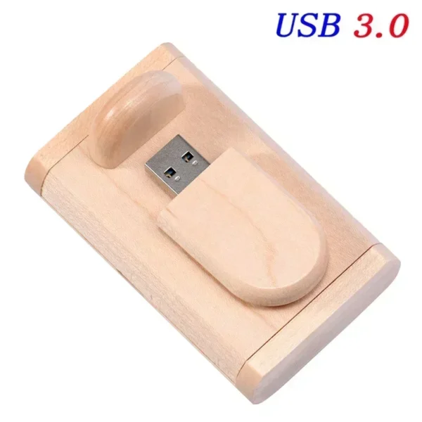 USB 3.0 Wedding Gift Pendrive – Flash Drive Personalizzato con Logo, Scatola in Legno Elegante – 8GB, 16GB, 32GB, 64GB Memory Stick U Disk con Campione Gratuito - immagine 12