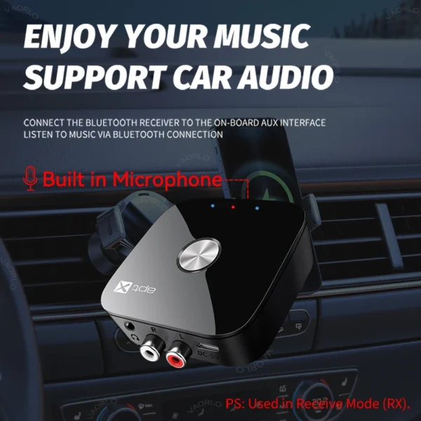 Adattatore Bluetooth 5.4 APTX 2-in-1 Trasmettitore e Ricevitore Audio - immagine 6