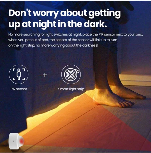 Sensore di Movimento Tuya ZigBee PIR – Rilevatore Infrarossi Smart per Sicurezza Casa, Compatibile con Home Assistant, Alexa, Google Home - immagine 3