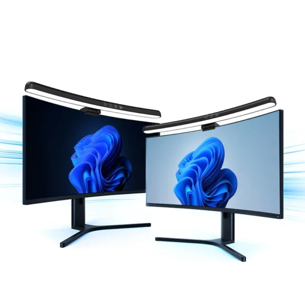 Lampada LED USB da Monitor con Dimmerazione Continua – Barra Luminosa a Sospensione per Schermo Curvo - immagine 5