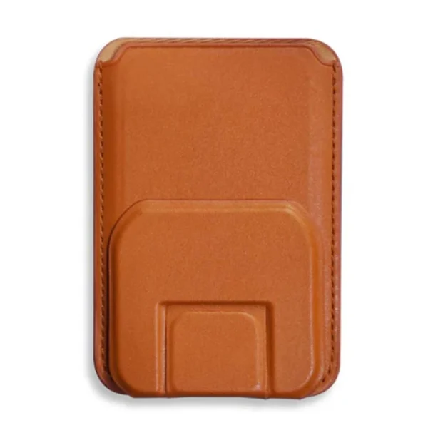 Custodia in Pelle con MagSafe con Supporto e Porta Carte per iPhone 13/12/14 Pro Max – Custodia in Pelle con MagSafe per iPhone, Supporto Magnetico, Design Elegante e Funzionale - immagine 11