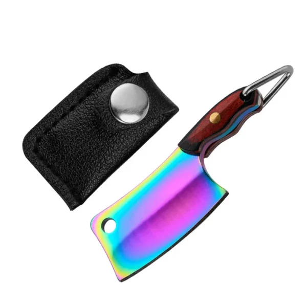 Coltellino Mini da Cucina Portachiavi – Apribottiglie, Tagliacarte, Lama Fissa EDC Tascabile, Portatile e Decorativo per Donna e Uomo - immagine 10