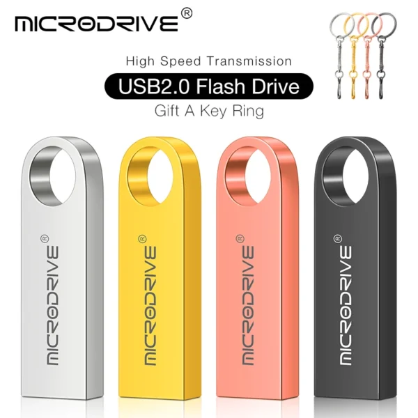 Memoria Flash Drive USB 2.0 ad Alta Velocità – 8GB, 32GB, 64GB, 128GB,  con Logo Personalizzato - immagine 2