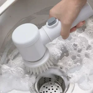 Spazzola Elettrica Multifunzionale Senza Fili per Pulizia Cucina e Bagno - Spazzola Manuale Potente per Piatti, Pentole e Padelle, Spazzola Elettrica per Superfici Dure