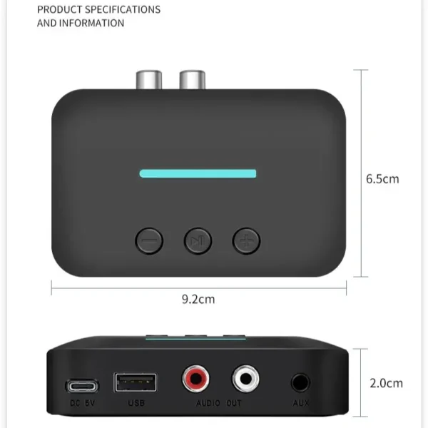 Ricevitore Audio Bluetooth 5.3 USB - immagine 6