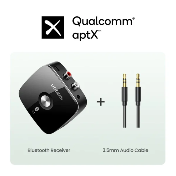 UGREEN Adattatore Bluetooth RCA con aptX HD – Trasmettitore Audio Wireless - immagine 7