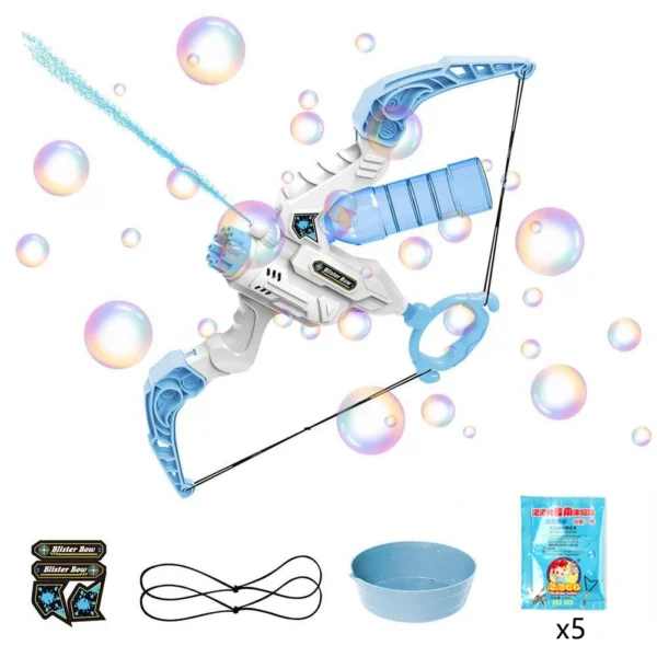 Pistola Elettrica a Bolle di Sapone con 76/80/88 Fori e LED - immagine 10