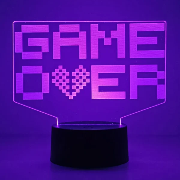 Lampada LED 3D da Gaming – Luce Notturna - immagine 20