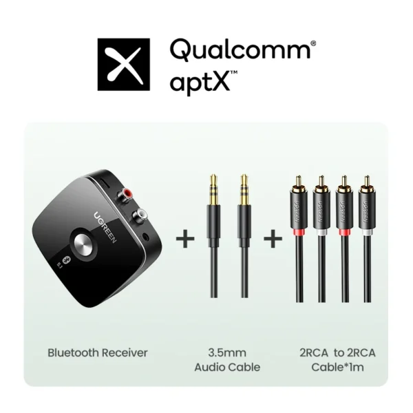 UGREEN Adattatore Bluetooth RCA con aptX/aptX HD - immagine 10