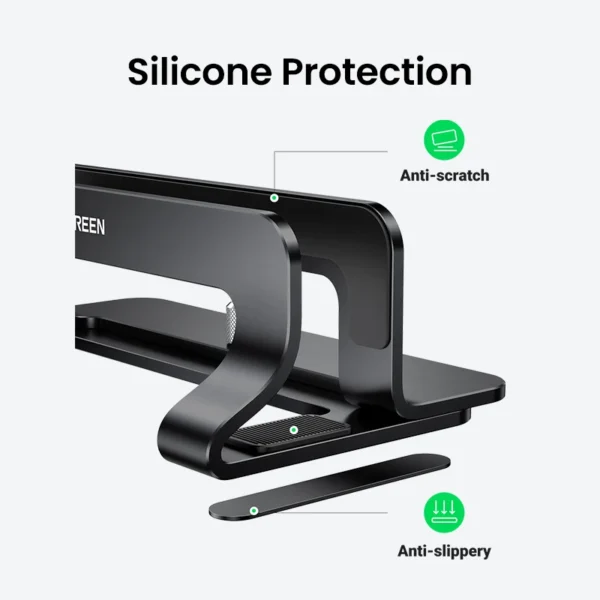 UGREEN Supporto Verticale per Laptop in Alluminio – Dock Regolabile per MacBook Air, MacBook Pro, Tablet, iPad e Smartphone – Design Salvaspazio, Compatibile fino a 17,3” - immagine 6