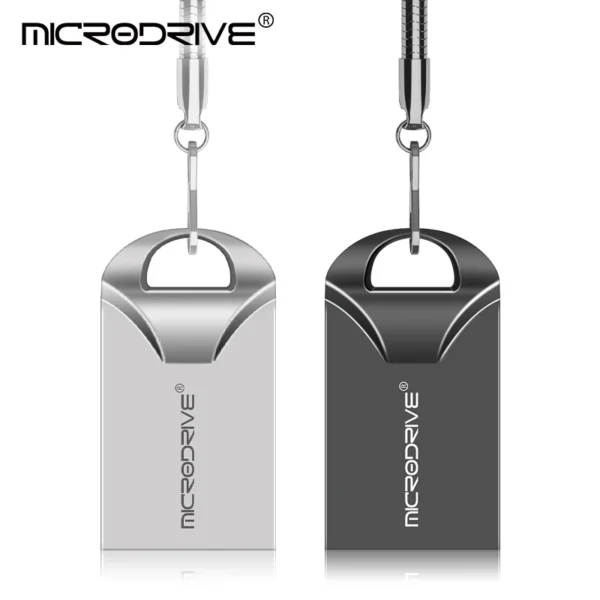 Mini USB Flash Drive Pen Drive USB 2.0 – Memoria USB 64GB, 32GB, 16GB, 8GB, 4GB, Stick con Anello Portachiavi - immagine 3