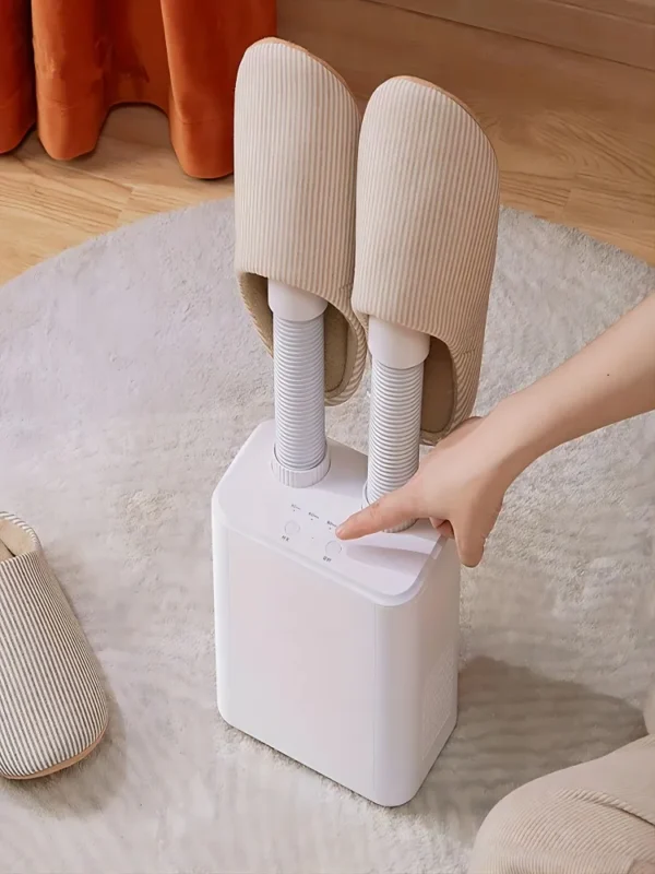 3-in-1 Deodorante Intelligente per Scarpe – Scalda Piedi, Asciuga Scarpe e Deodorizzatore Smart per Casa, Design Compatto e Silenzioso - immagine 7