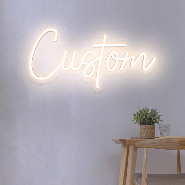Insegna al Neon Personalizzata con Nome – LED Decorativo da Parete per Camera, Matrimonio, Compleanno – Luce Notturna da Appendere – Custom Neon Sign - immagine 9