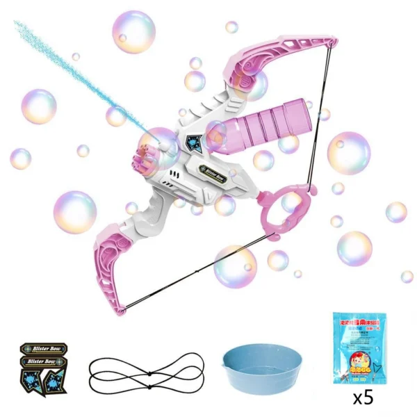 Pistola Elettrica a Bolle di Sapone con 76/80/88 Fori e LED - immagine 8