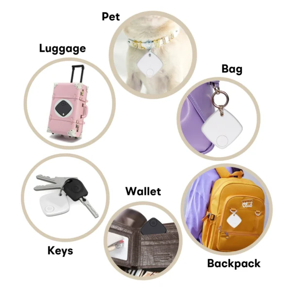 Xiaomi Mini Smart Tracker – Localizzatore Bluetooth Anti-Smarrimento per Animali, Bambini, Anziani e Oggetti, Allarme e Posizione via App - immagine 6