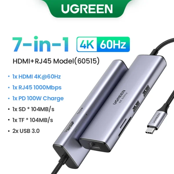 UGREEN Adattatore USB Ethernet 1000/100 Mbps - immagine 7